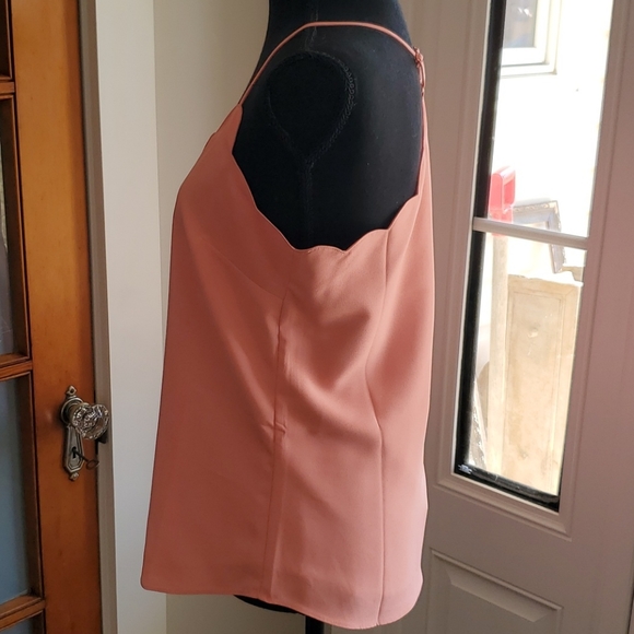 JCrew Scalloped Coral Camisole NWOT - Picture 5 of 8